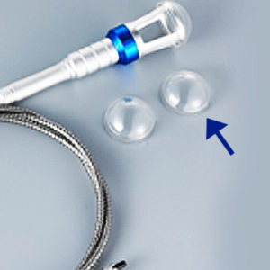 The Remy™ Blue Ring Replacement Attachment W/ Plastic Lens Caps