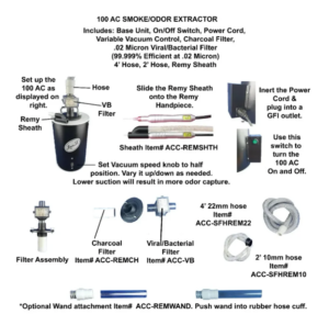 The Remy™ Vacuum and Optional Matrixectomy Attachment with Training