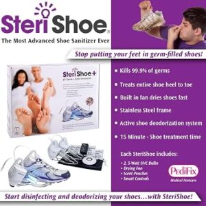 SteriShoe+® Shoe Sanitizer Case of 4 Patient Kits (2 Shoe Kits per Box | 4 Patient Boxes per Case)